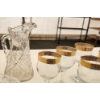 Image 10 : Serving up Style! - Belleek Bone China Cup and Saucer,  Cut Glass Water Pitcher, Bowl and Glasses