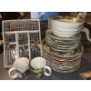 Image 1 : David Carter Brown Dinnerware and Flatware Set
