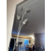 Image 2 : Pair of Wall Mirrors 48x24 Floral Accents