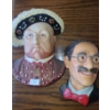 Image 1 : Henry VIII 7 T,  and Groucho Marx 6 T Wall Hanging Faces