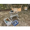 Painting supplies, Vacuum, Electric Polisher, Bench and more.