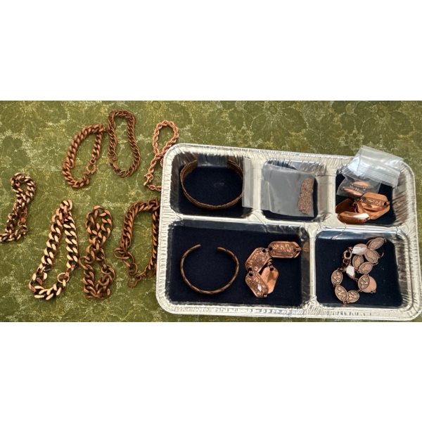 Copper Jewelry Collection - Necklaces, Bracelets, Earring 