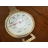 Image 5 : Vintage Wall Barometer W Germany, Vintage Brass Thermometer, German Alarm Clock Blessing Werke 1960s