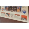 Image 4 : Oilers 1984 Stanley Cup Champions Poster 18 X 25- Condition Issues/ Slight Folds, Tape on Back 