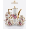 Image 5 :  Vintage Victorian Couple Children's Tea Set, Giftcraft Japan In The 1970s. 