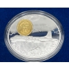 Image 2 : 1998 Canadian Powered Flight in Canada $20 Dollar Coin 1 troy oz 92.5% silver 24k gold cameo