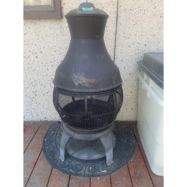 Outdoor Fireplace 47" High x 23" Wide. Lightly Used.