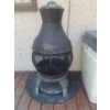 Outdoor Fireplace 47" High x 23" Wide. Lightly Used.