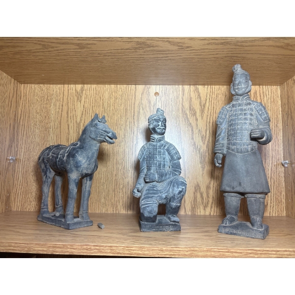 Terracotta Warriors & Horse Clay Statues 