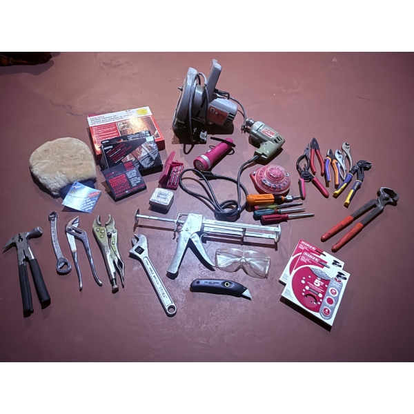 Hand and Power Tools with Accessories