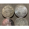 Image 2 : Canadian 50-cent Pieces 11.66 g Silver (.800)