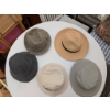 Image 1 : Five Assorted Hats Including Straw, Bucket, and Tweed Styles