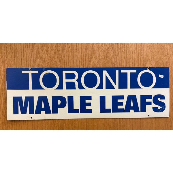 Toronto Maple Leafs Decorative Sign in Blue and White