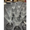 Image 1 : Collection of Crystal & Glass Stemware Various Patterns 
