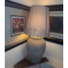 Image 2 : Lamp 30 T to Top of Shade, Floral Picture 20 X 20, Mandala Design 21 x 21 Both Framed Under Glass 