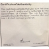 Image 4 : 2014 $30 Fine Silver Coin 62.67 Grams