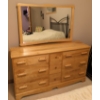 Image 1 : White Cedar Dressing Table w/ Mirror 63x18x69