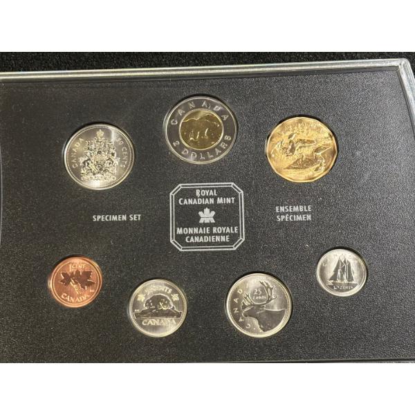 2002 Specimen Set: The Loon Dollar, 15th Anniversary Produced By: RCM Year: 2002
