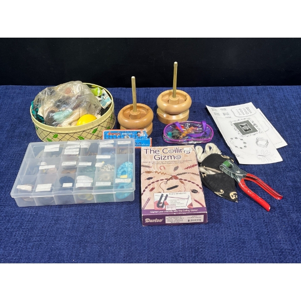 Collection of Pendants and Various Jewelry Making Supplies