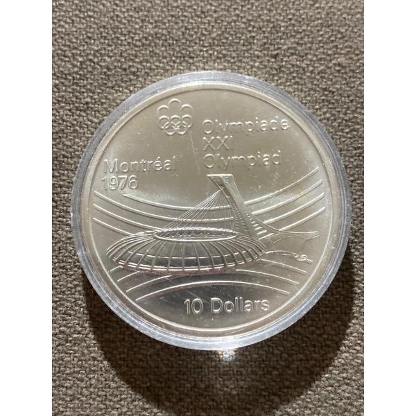 1976 Montreal Olympics $10 Coin 92.5% Silver 48.6 Grams