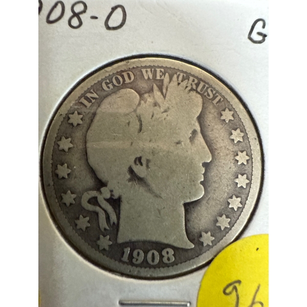 1908-O USA Half Dollar G-4