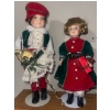 Image 1 : Porcelain Dolls From The Seymour Mann Connoisseur Collection - Limited Edition Xmas 