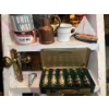 Image 1 :  brass door handles, mini sail ship, Great  miniature collection of William Grants scotch whiskey 6 