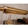 Image 2 : Brass and Metal Items: Task Light, Wine Rack 14 W, 10 D, 23 T, Lamp 20 T, Planter 23.5 T and More!