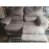 Image 2 : Vintage Reclining Suede Couch  from Leon's - 64W, 38D, 36T