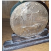 Image 3 : Small Decor Including: Porcelain Vase w/ Flowers 8 T, Wooden Hawaii Plate 8" Diameter and More!