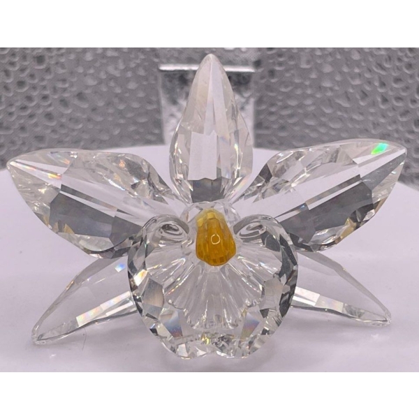 Swarovski Crystal Yellow Orchid 