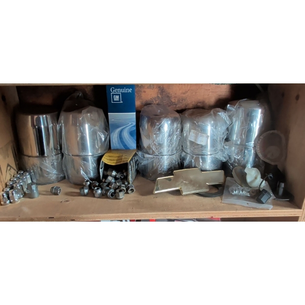 Collection Of New Automotive Parts & Classic GM Emblem 