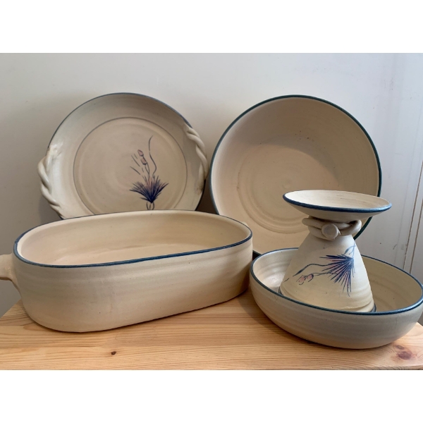 Homemade Pottery Set