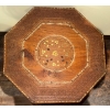 Image 3 : Moroccan Moorish Inlaid Hexagonal End Table 25"Tall