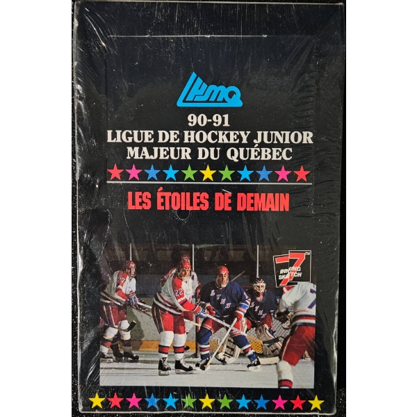 1990-91 Ligue de Hockey Junior Majeur du Quebec Trading Card Set (Sealed)