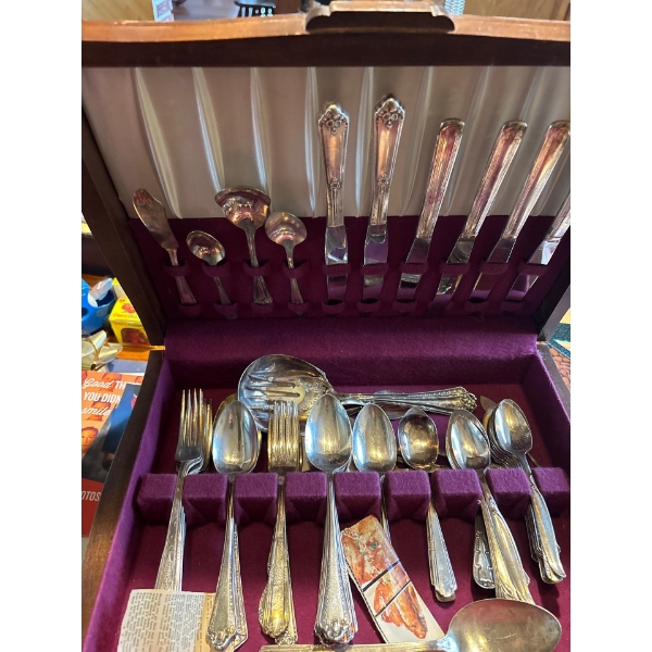  silver plated cutlery set