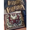 Image 5 : Area Rug with Flower Border 86 L, 63 W, also Includes Boot Tray, Entrance Mat and Small Runner 