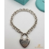 Image 3 : 925 Sterling Silver Return To Tiffany Love Lock Bracelet By Tiffany & Co. 26.54g