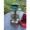Image 3 : Vintage Coleman lantern, red with red glass lantern from Northern state power company and brass lant