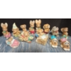 Pendelfin Collection of 13 Different Stone Crafts Including Boswell, Peeps, Barrow Boy & More