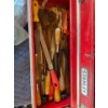 Image 4 : Stanley 3 Door Toolbox with Contents. Files, Screwdrivers and Various Tools.