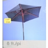 Image 1 : 8-Foot Outdoor Umbrella with LED Lights by Zellers