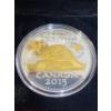 Image 2 : 2015 5 Cent Fine Silver Coin Beaver Nickel