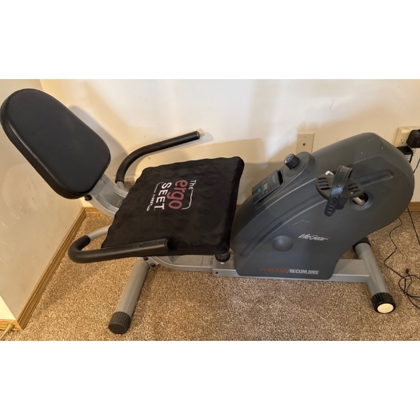 Life Gear -CV:Fit.Fold Recumbent Exercise Bicycle  