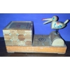 Image 2 : Three Vintage Mechanical Wooden Bird Cigarette Dispensers (1940's Era)