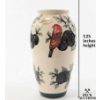 Image 2 :  Moorcroft Pottery Plum Tree And Birds Pattern Vase 7.25''INCHES IN HEIGHT