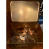 Image 3 :  Can With Pennies & German Coins, Watch Bands, Pocket Watch, Aztec