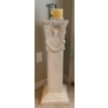 Plaster Pedestal & Candles 30T