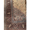 Image 7 : Gorgeous Authentic Silk Persian Rug (Purple Coral Blk & Blue Hues ) 9ftx12ft