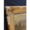 Image 4 : Antique Oil on Board Waterscape with Damaged Frame 20x18 inches